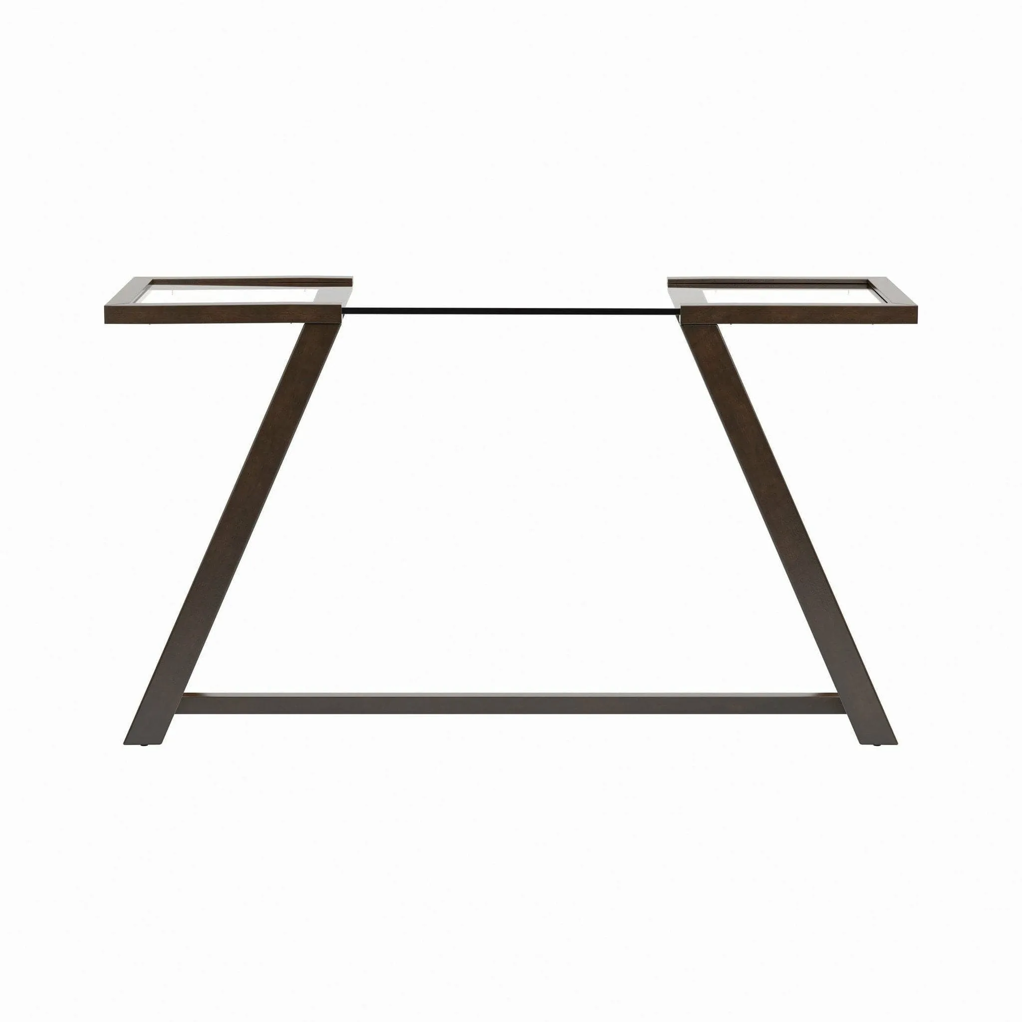 Mid-Century Modern Entry Table in Cinnamon