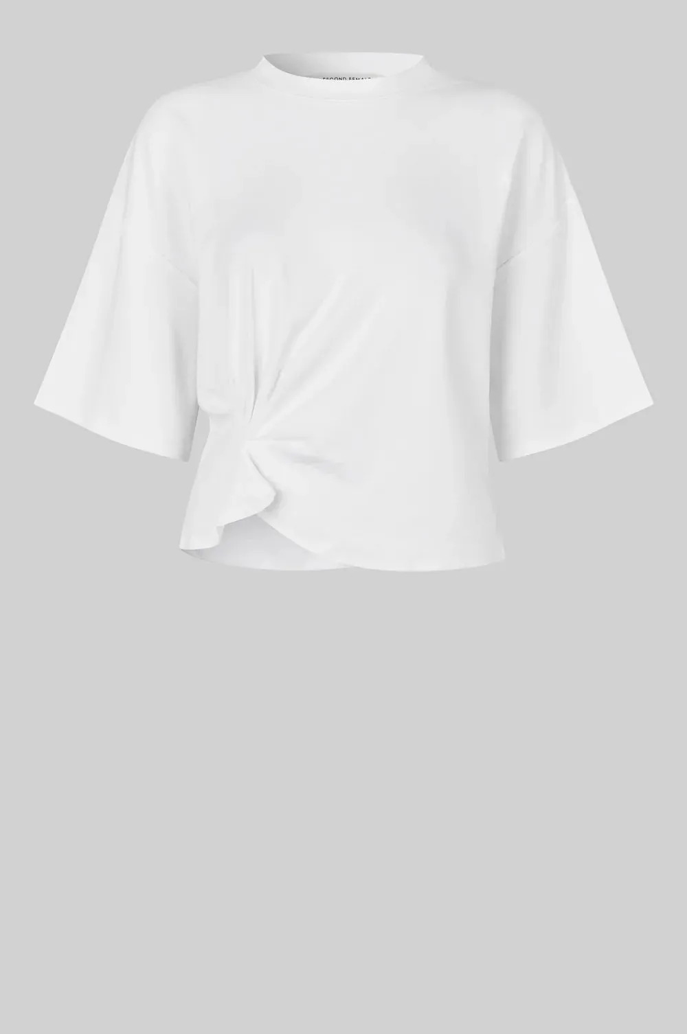 Missouri Knot Front Tee - White