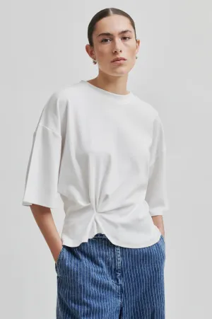 Missouri Knot Front Tee - White