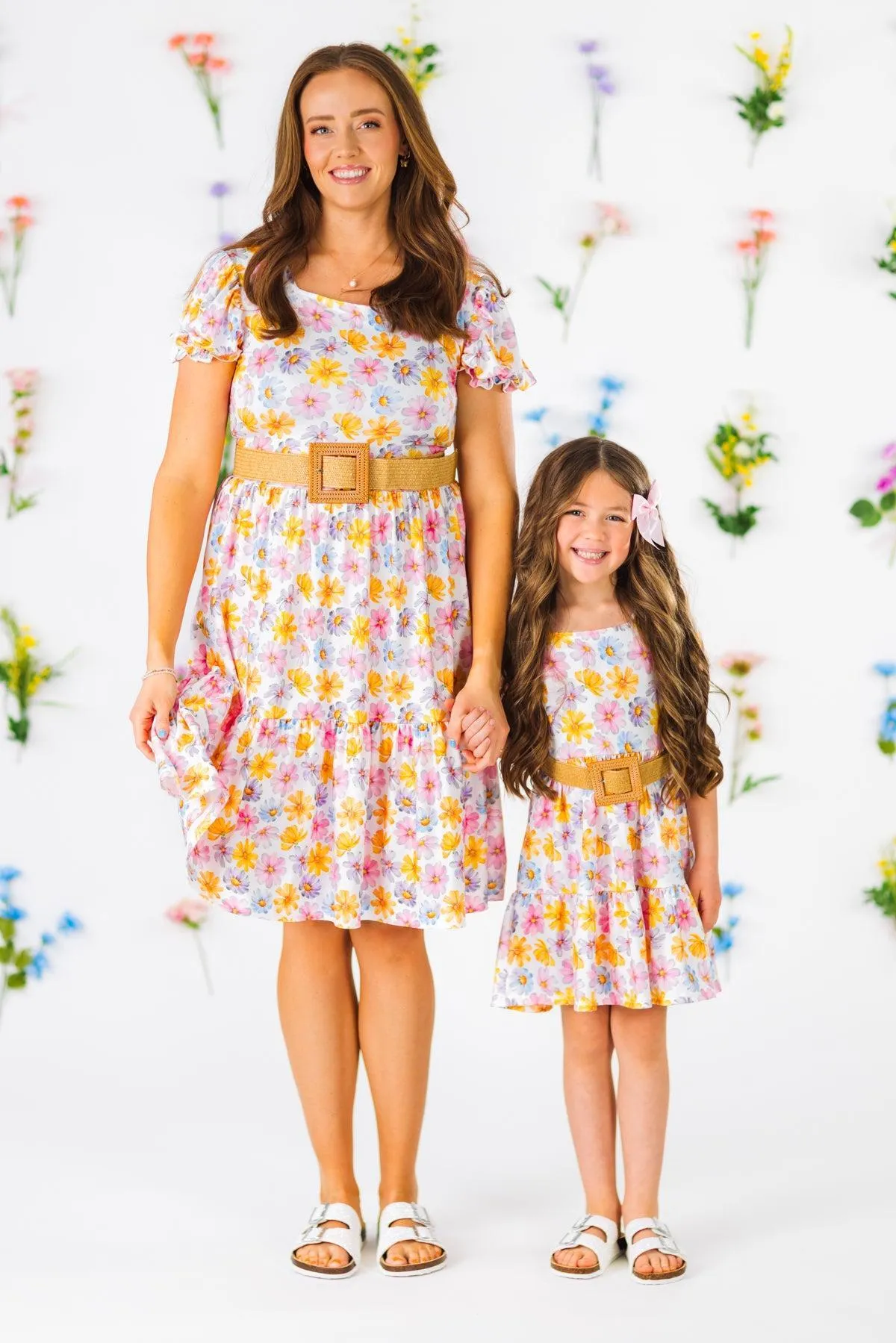 Mom & Me - Colorful Daisy Dress
