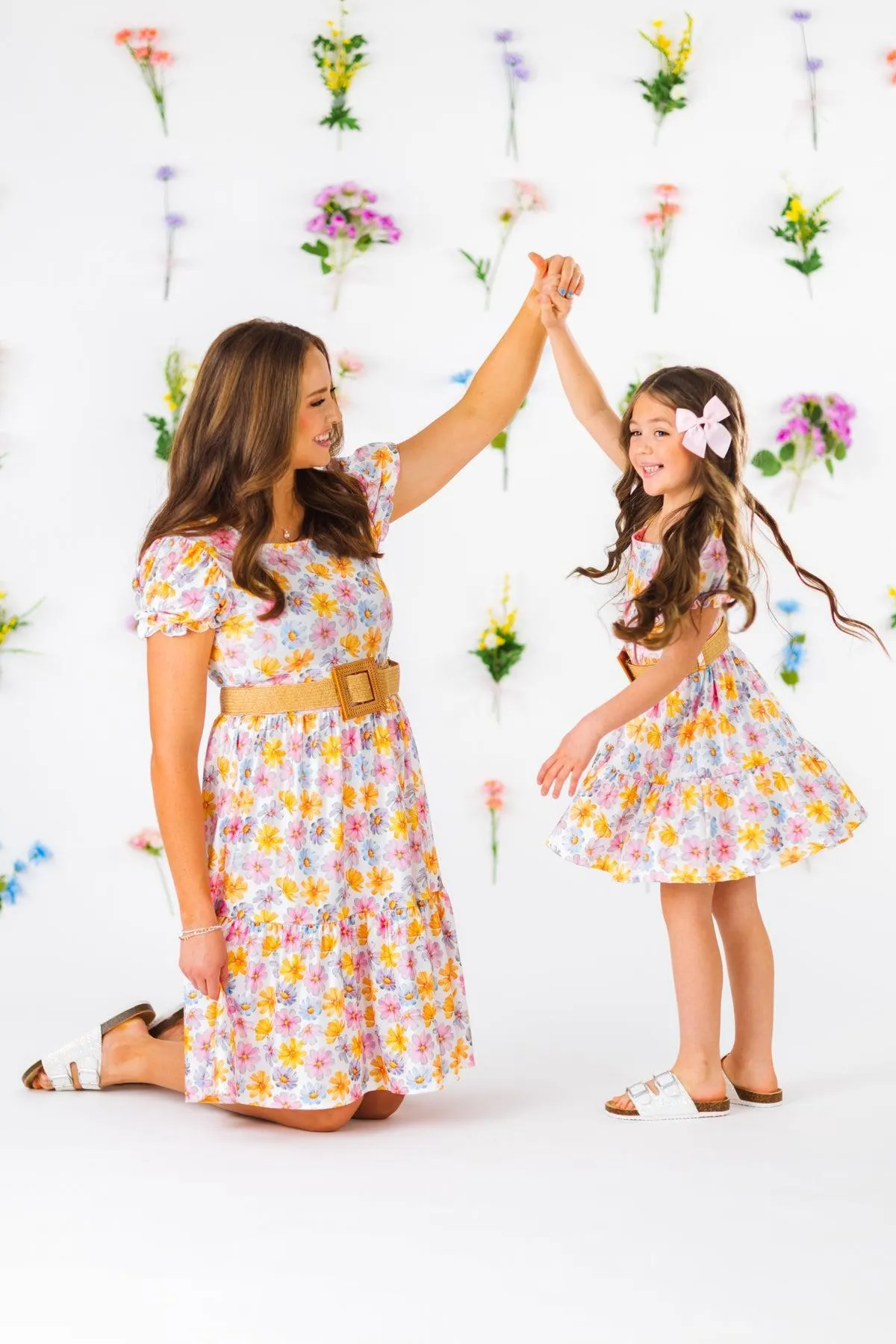 Mom & Me - Colorful Daisy Dress