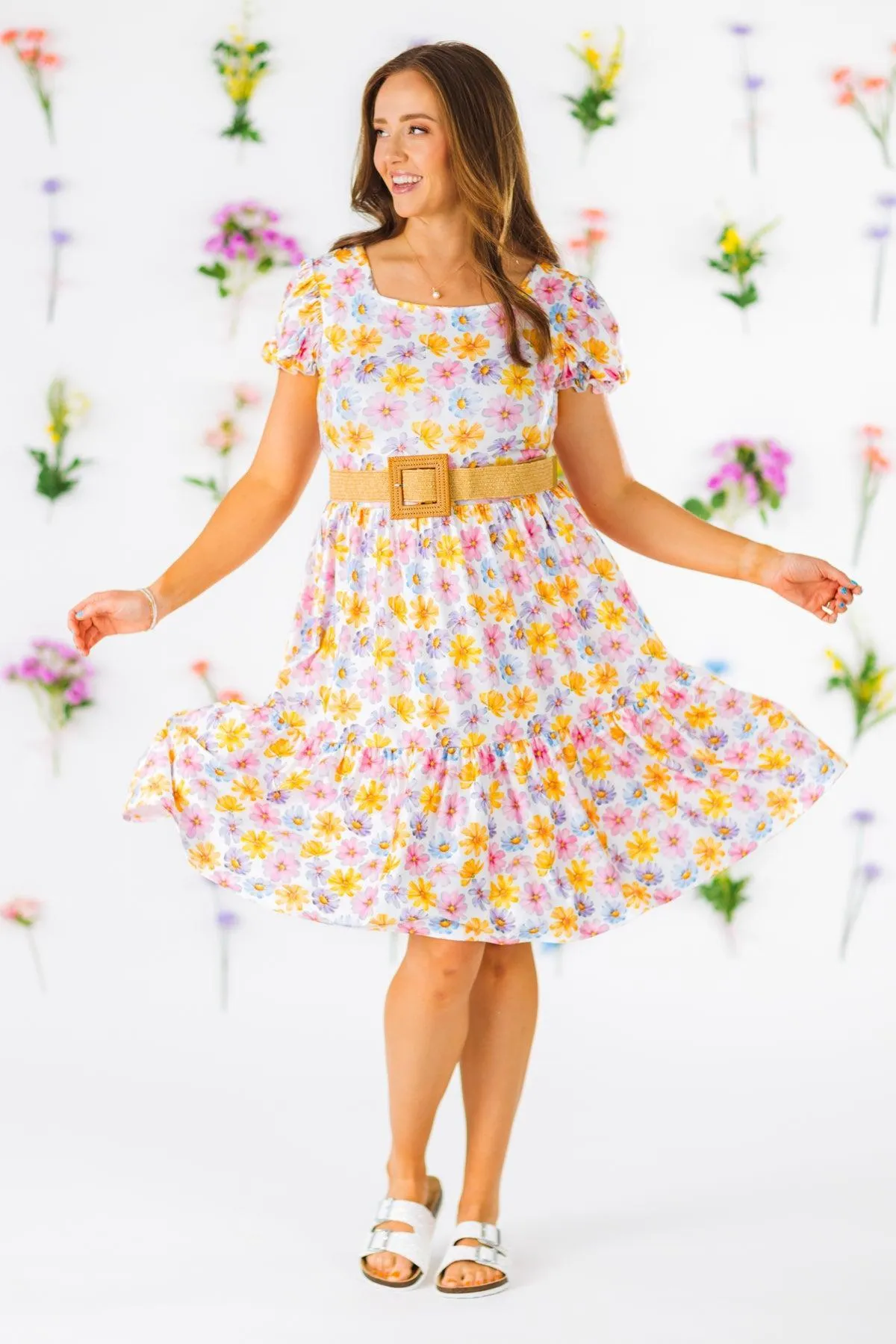 Mom & Me - Colorful Daisy Dress