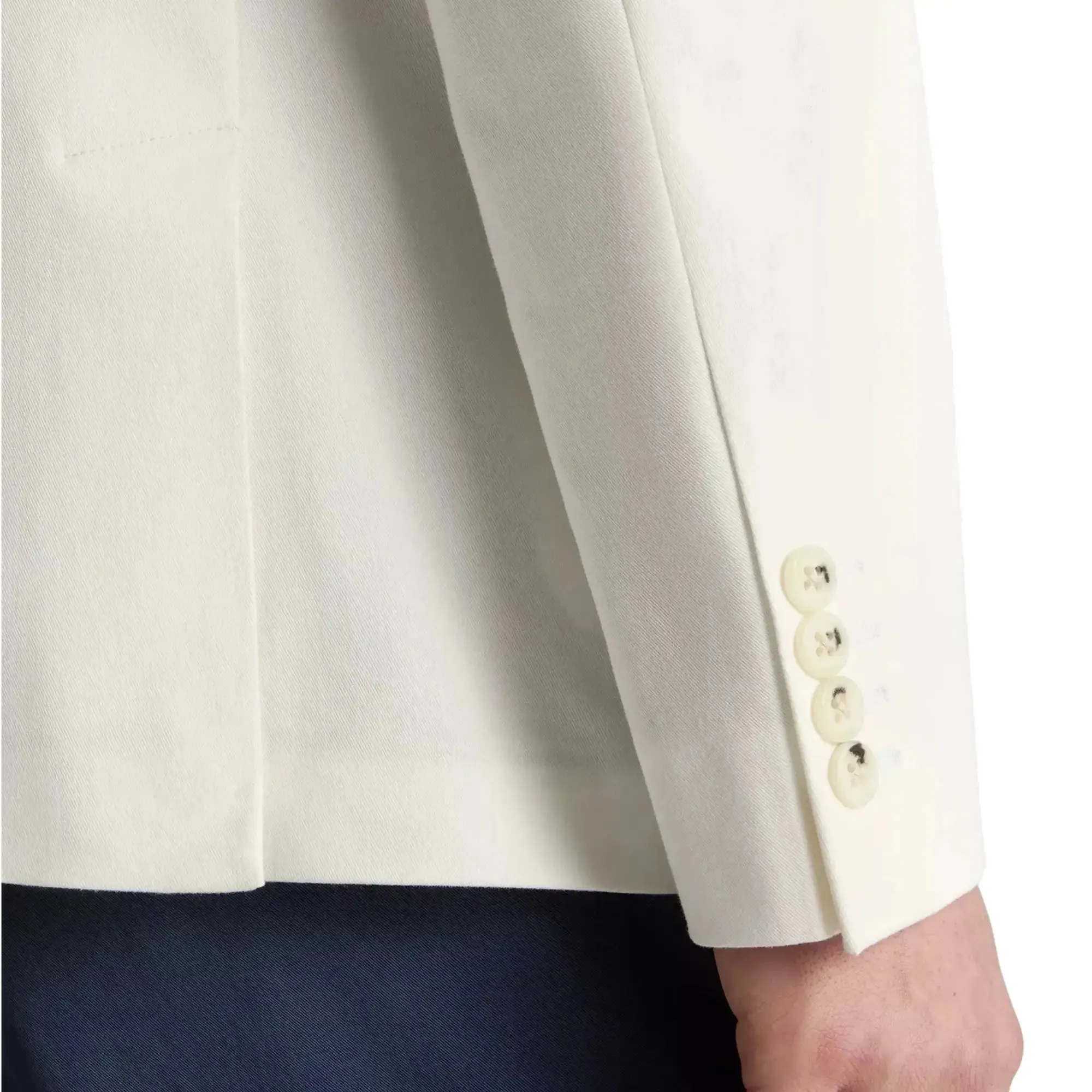 Montez Double-Breasted Jacket - White