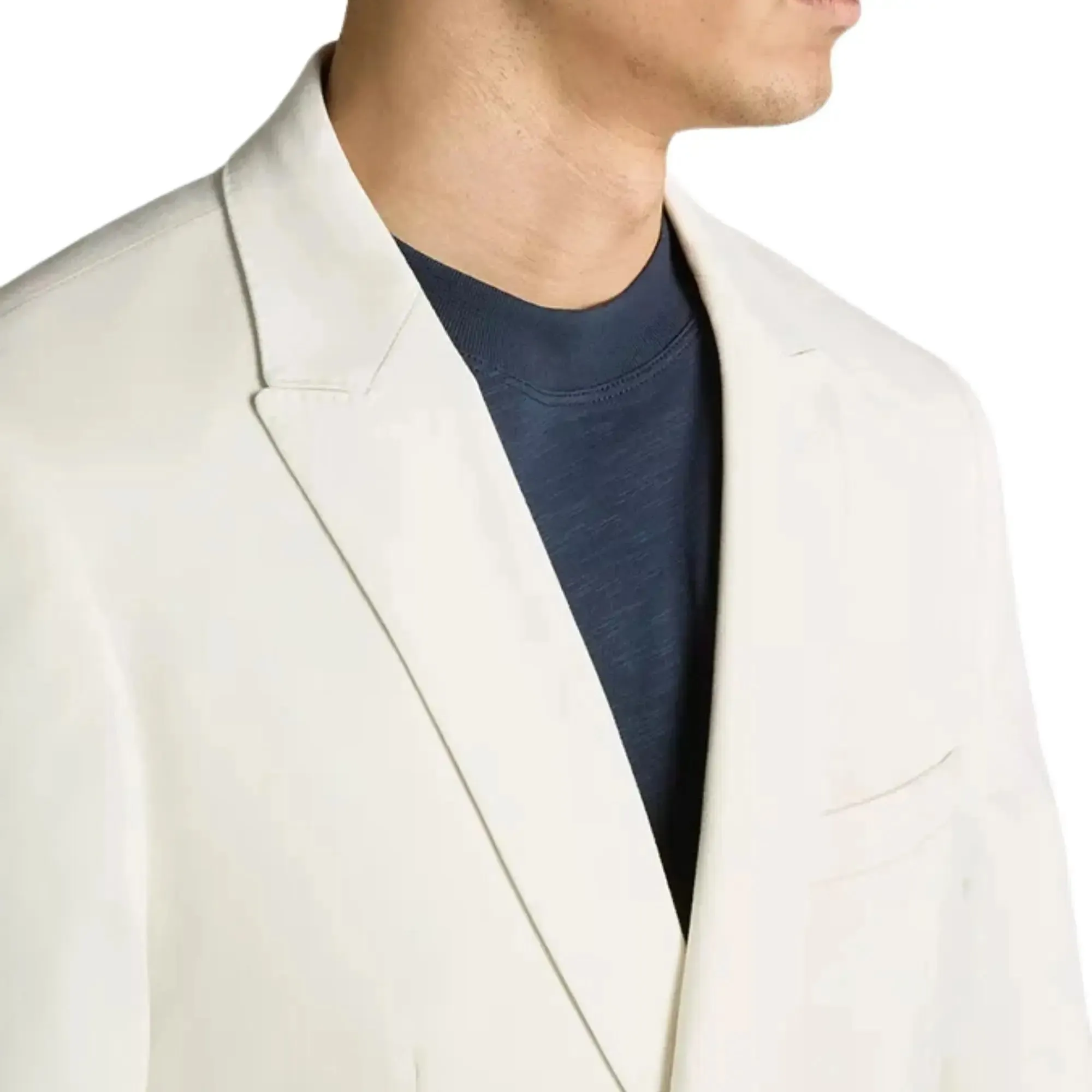 Montez Double-Breasted Jacket - White