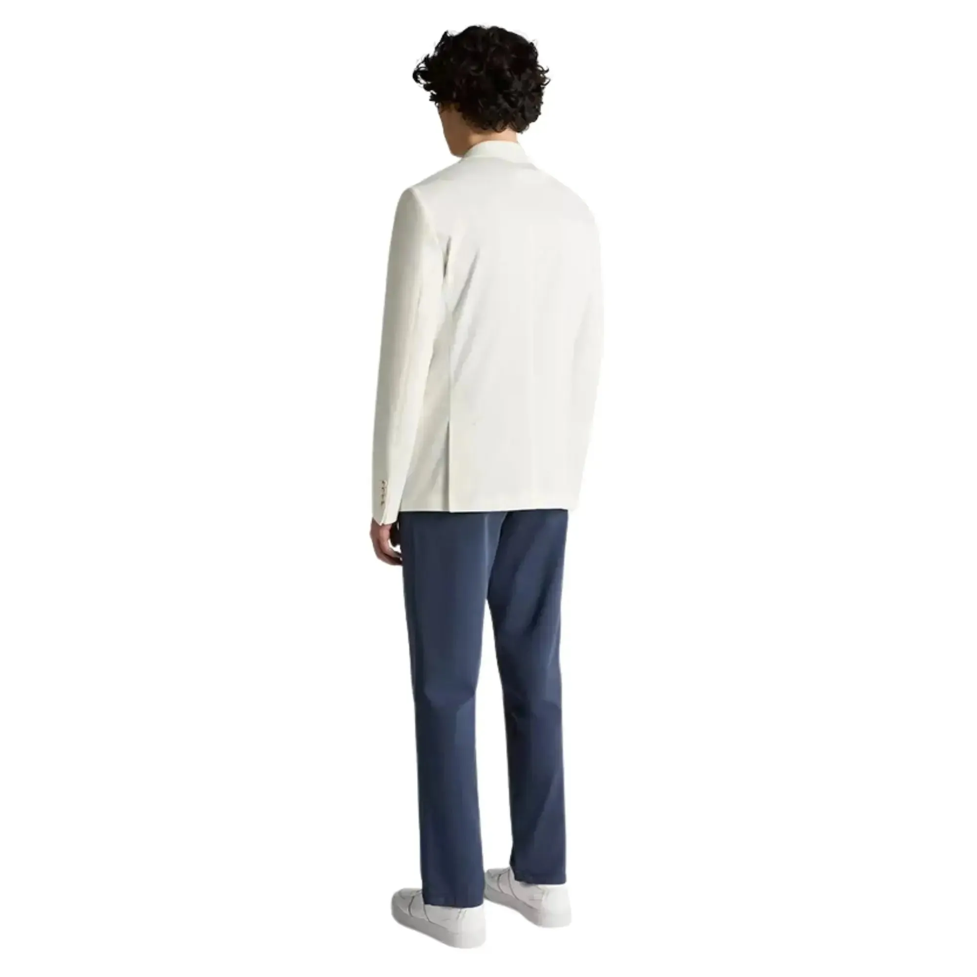 Montez Double-Breasted Jacket - White