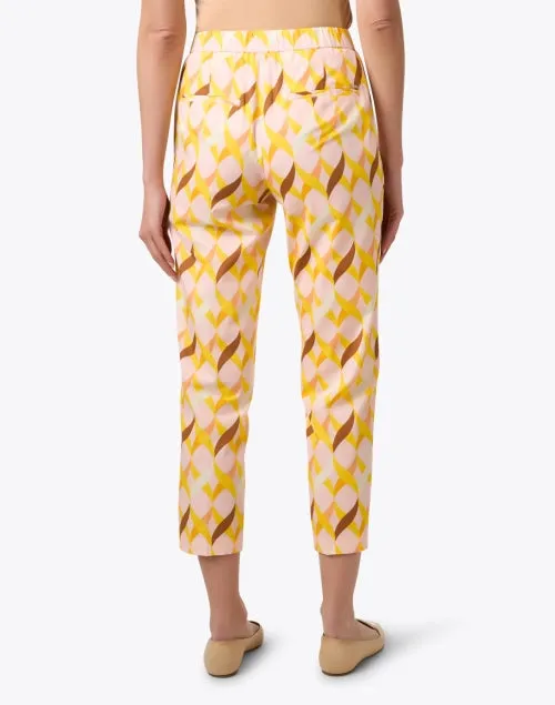 Multi Geometric Print Cotton Pant