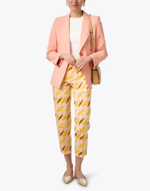 Multi Geometric Print Cotton Pant
