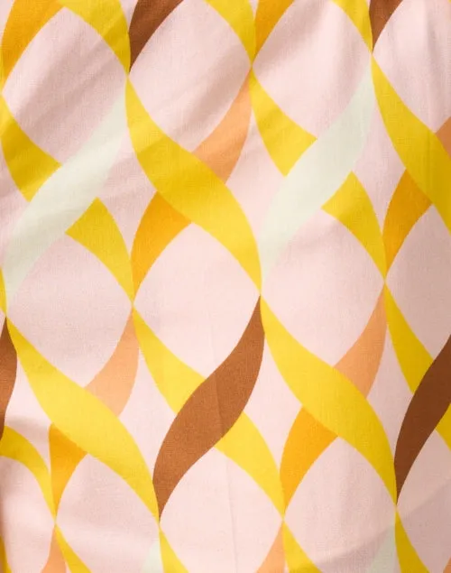 Multi Geometric Print Cotton Pant