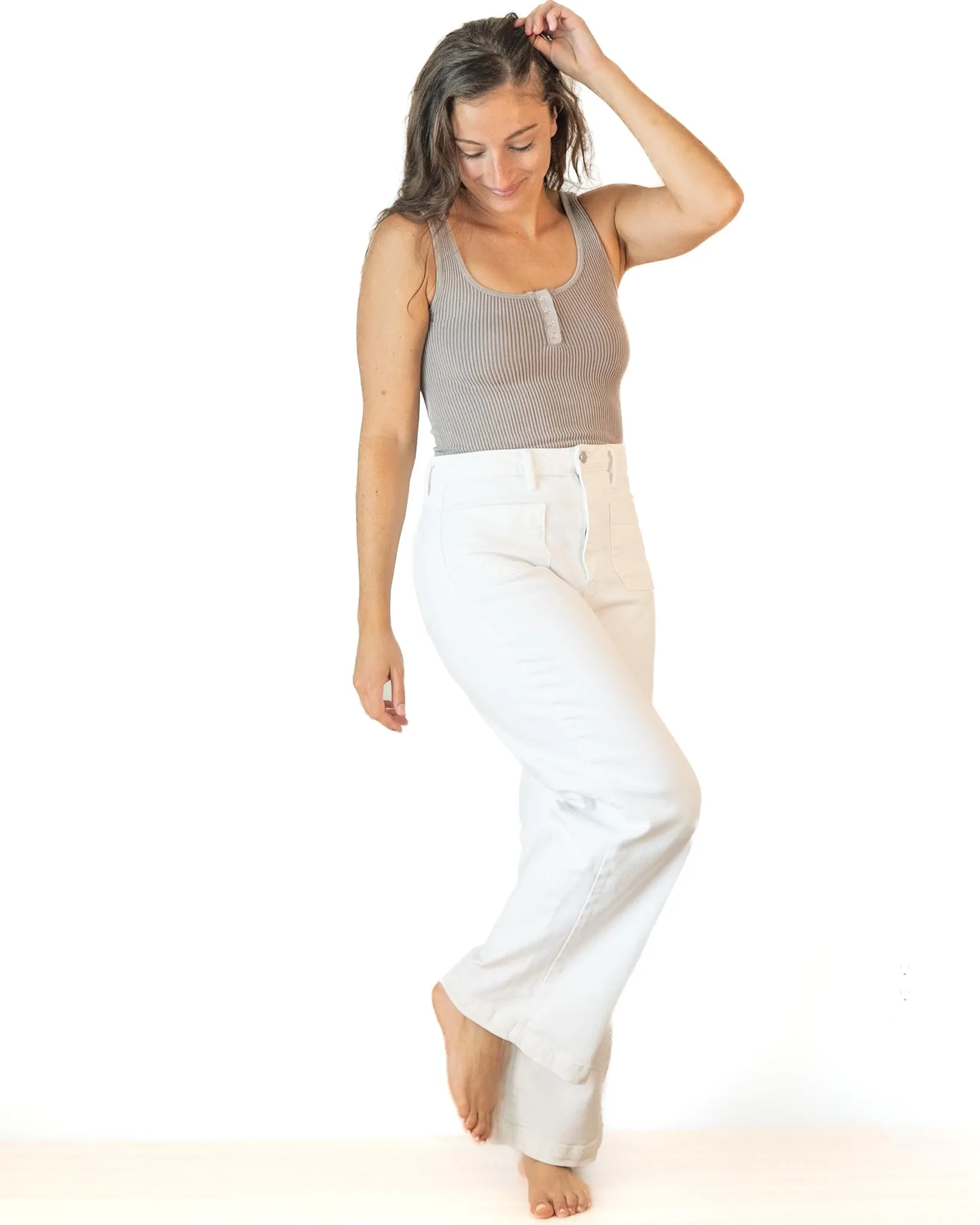 Natural Beauty Henley Tank