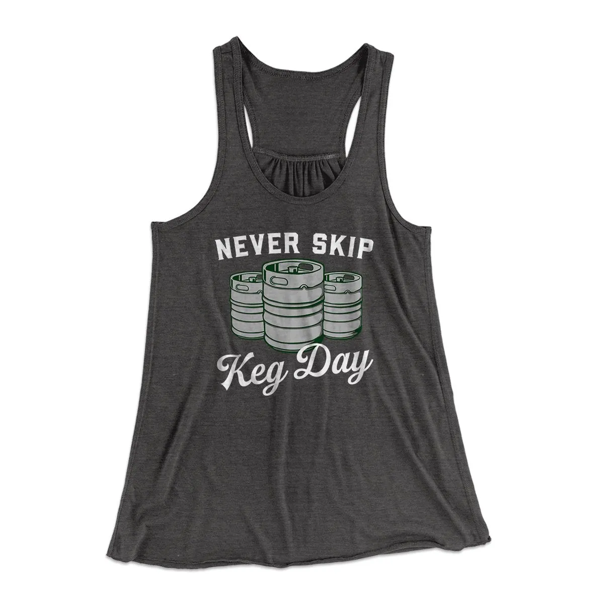 Never Skip Keg Day Women's Flowey Tank Top
