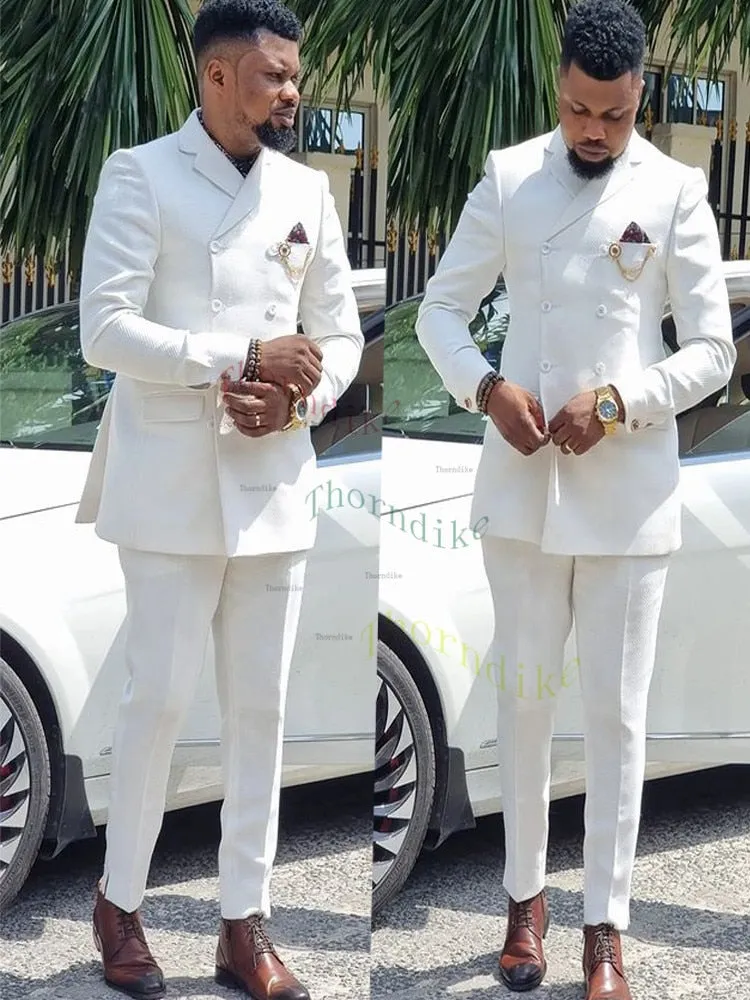 New Arrival Terno Masculine Slim Fit Blazers and Groom Suits