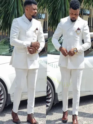 New Arrival Terno Masculine Slim Fit Blazers and Groom Suits