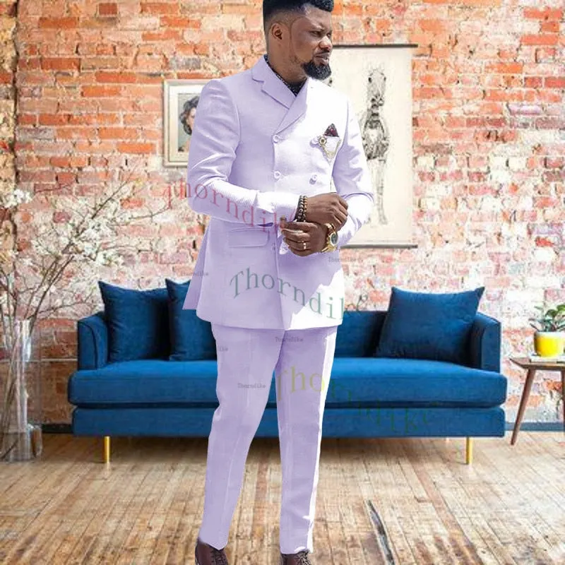 New Arrival Terno Masculine Slim Fit Blazers and Groom Suits