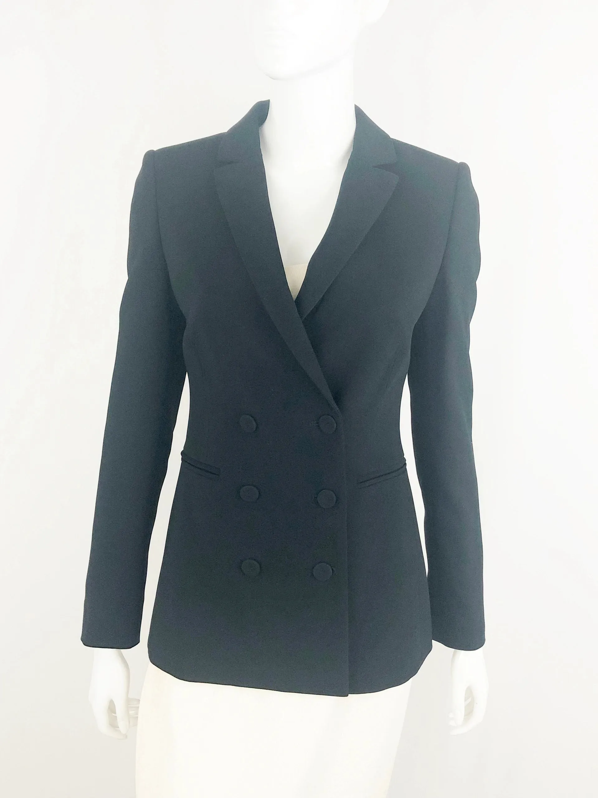 NEW Emilio Pucci Double Breasted Blazer Size 40 It (4 Us)
