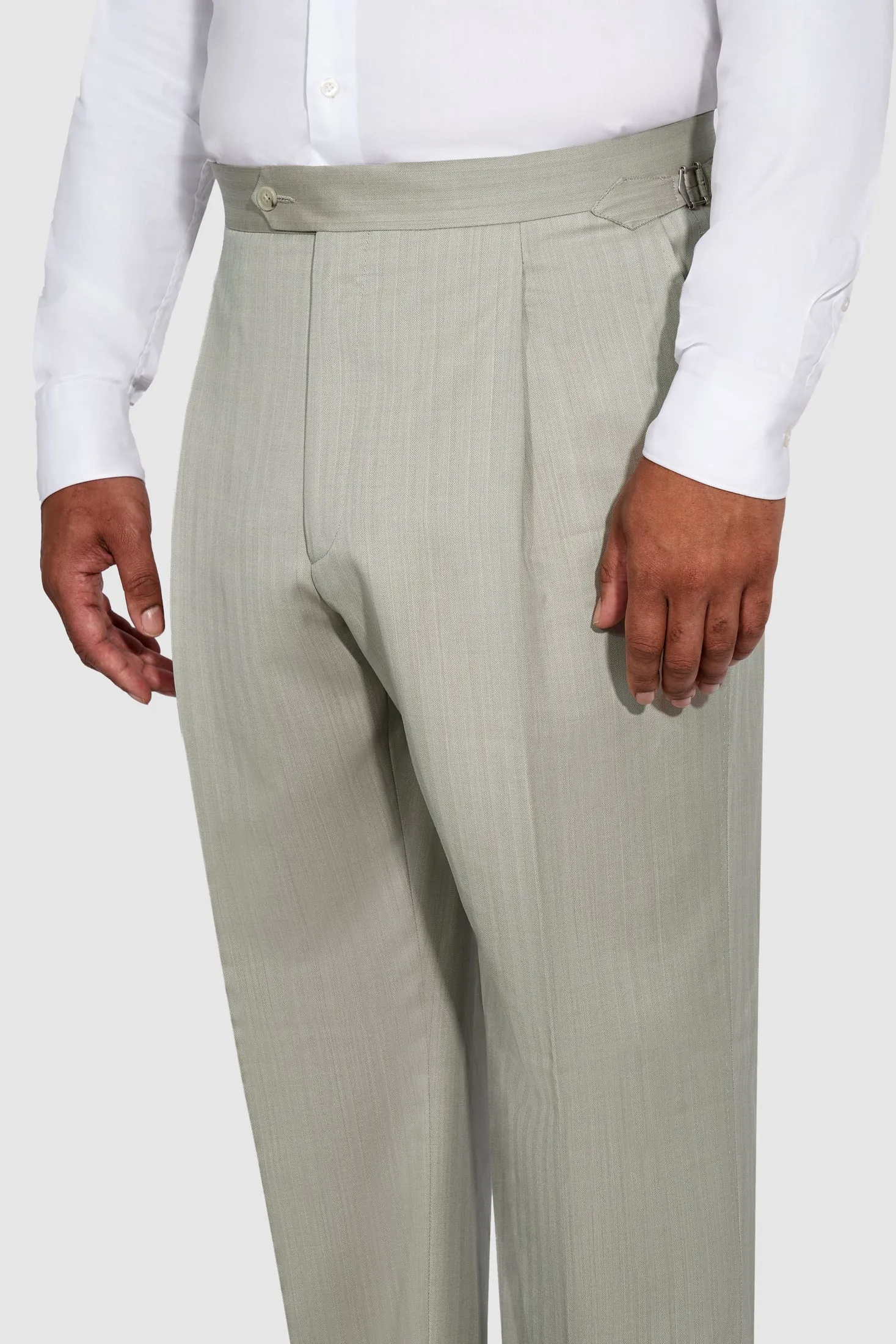 New Suitsupply Havana Sand Herringbone Wool and Silk DB Suit - Size 36R, 38S, 38R, 42S, 44L (Duca Pants)