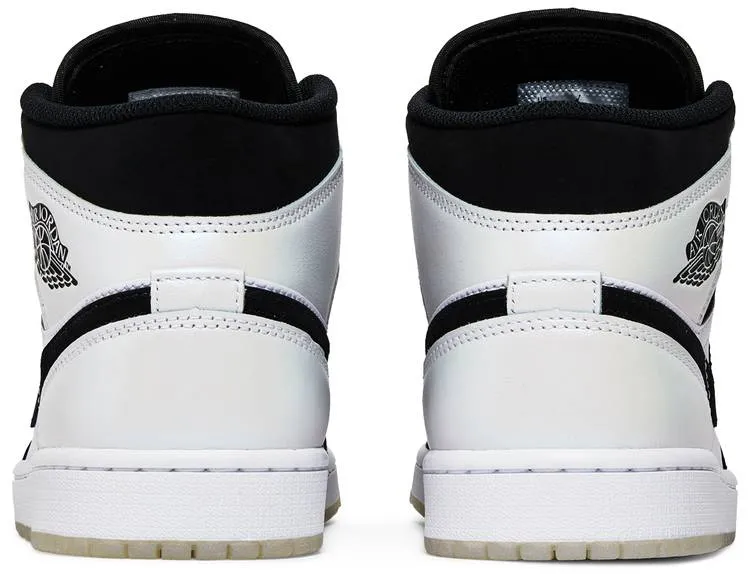 Nike Mens Air Jordan 1 Mid SE Sneakers - 'Diamond'