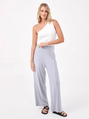 Nomad Modal Wide Leg Pant - Melange Grey
