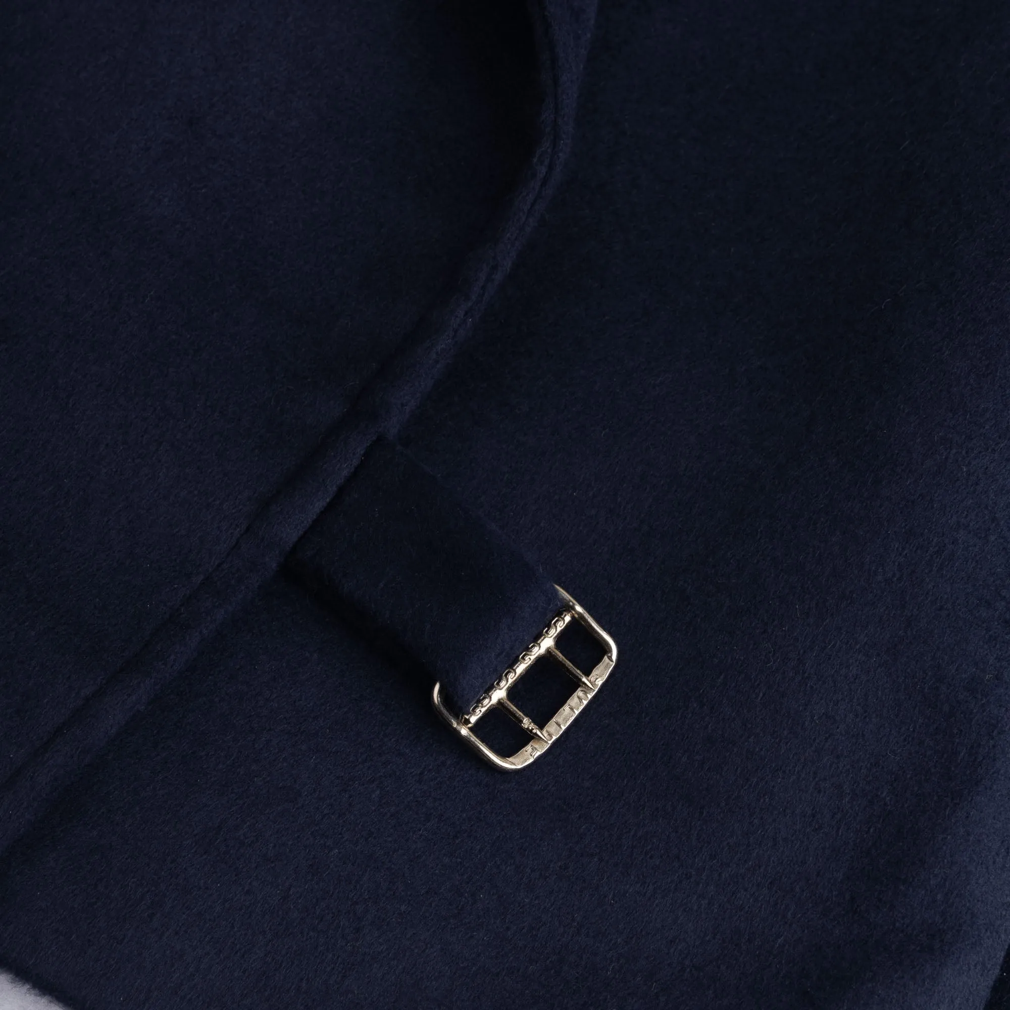 Notch Collar Navy Coat