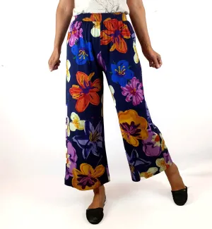 Obus floral print wide leg pants size 1, best fits size 8