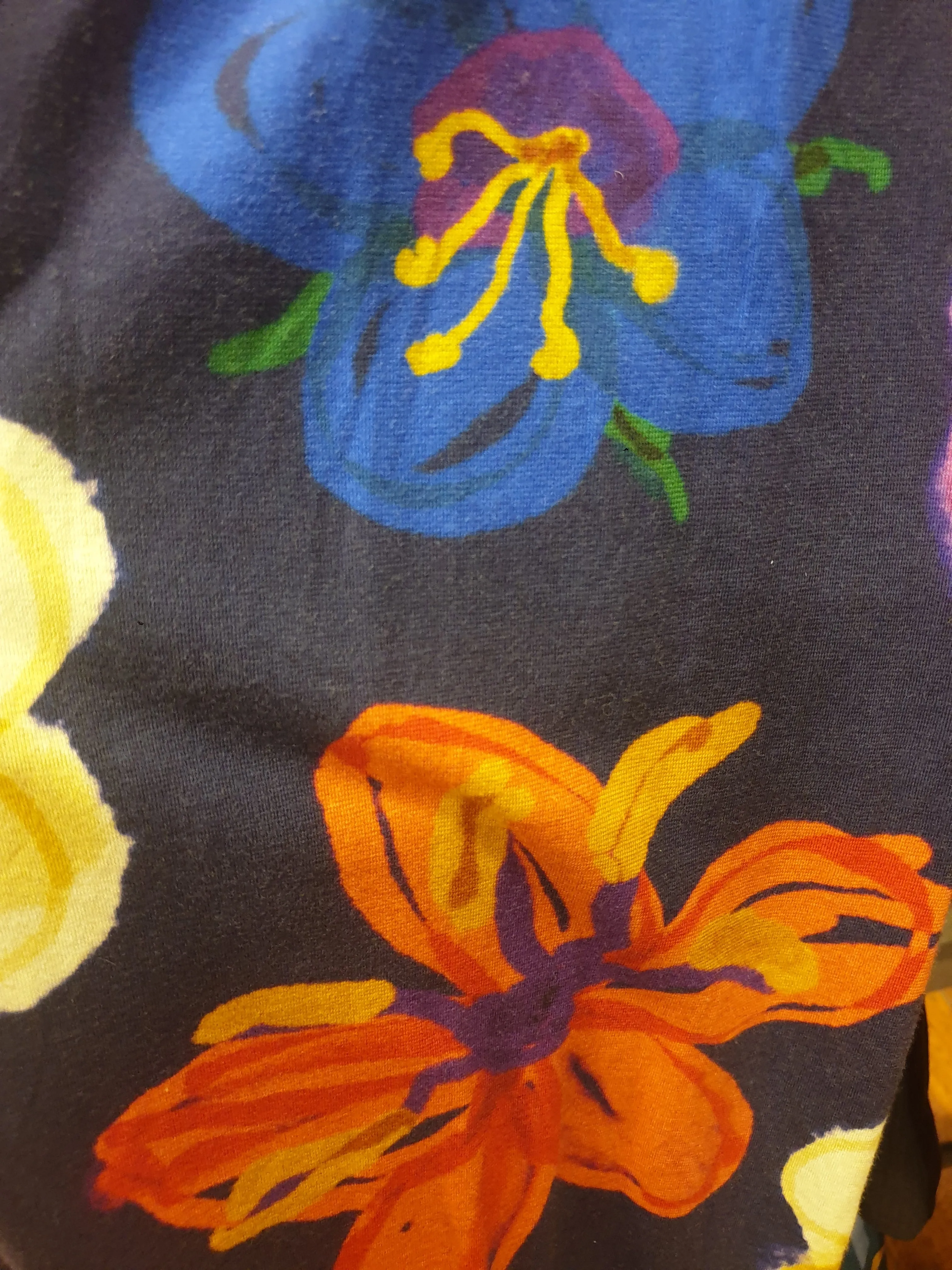 Obus floral print wide leg pants size 1, best fits size 8