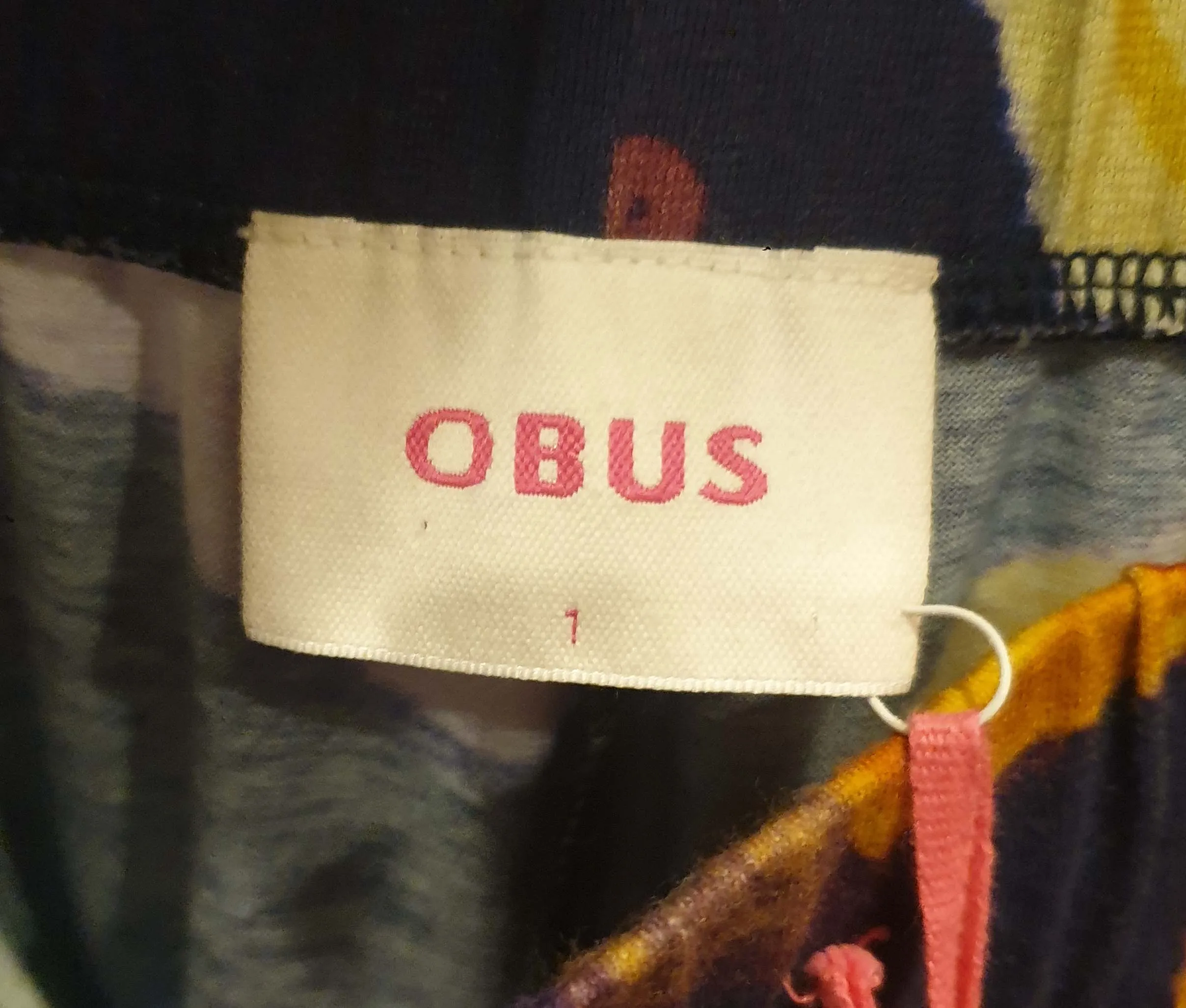 Obus floral print wide leg pants size 1, best fits size 8
