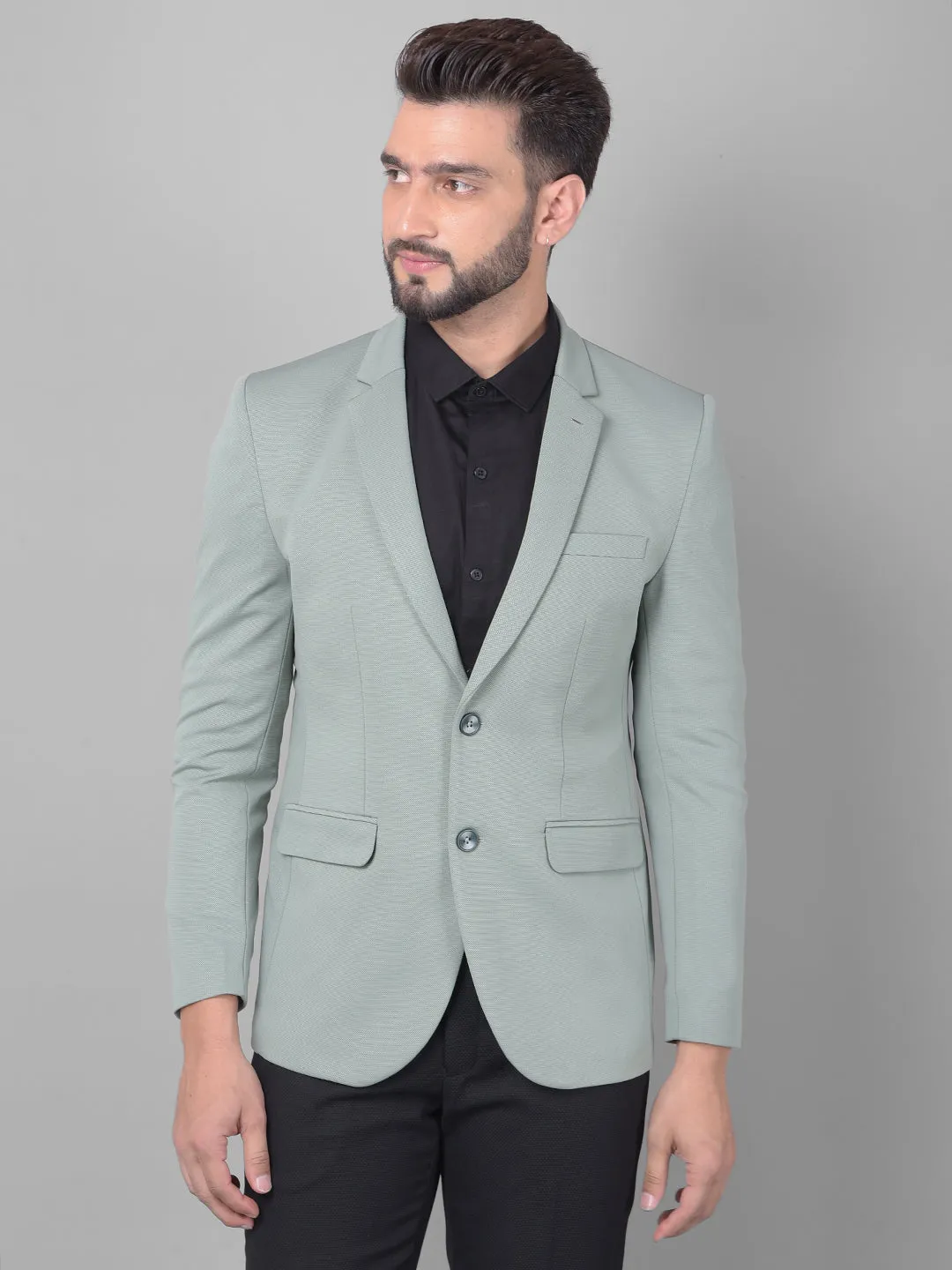 Olive Single Breasted Blazer
