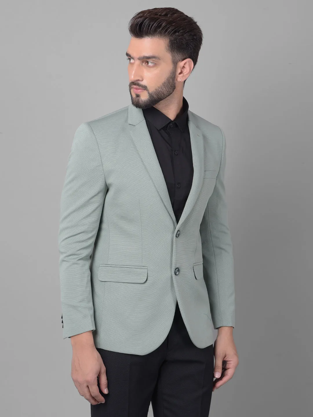 Olive Single Breasted Blazer