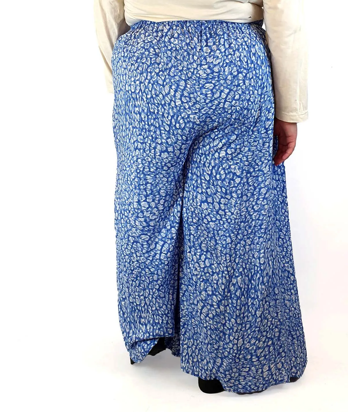 Orange Sherbert blue "Taryn" wide leg pants size XXXL