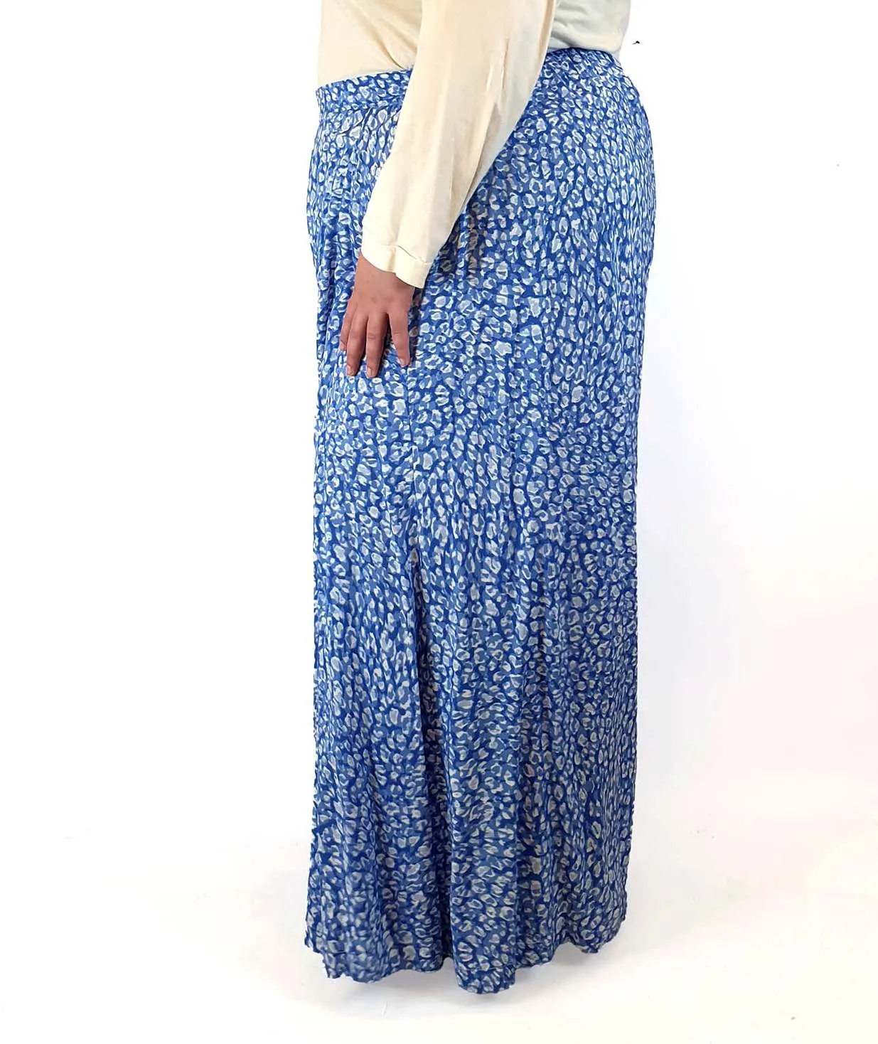 Orange Sherbert blue "Taryn" wide leg pants size XXXL