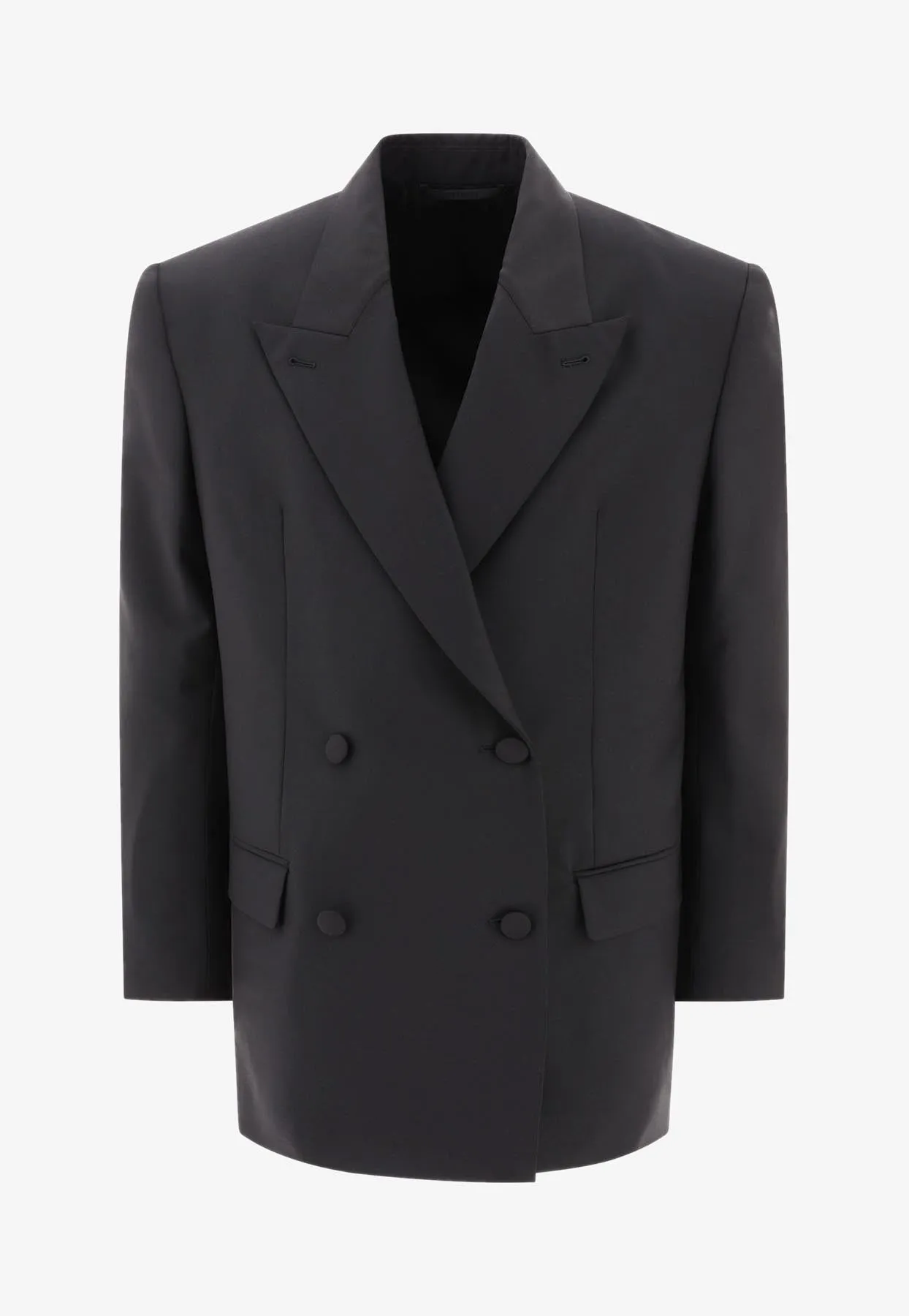 Oversized Double-Breasted Jacket
