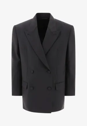 Oversized Double-Breasted Jacket