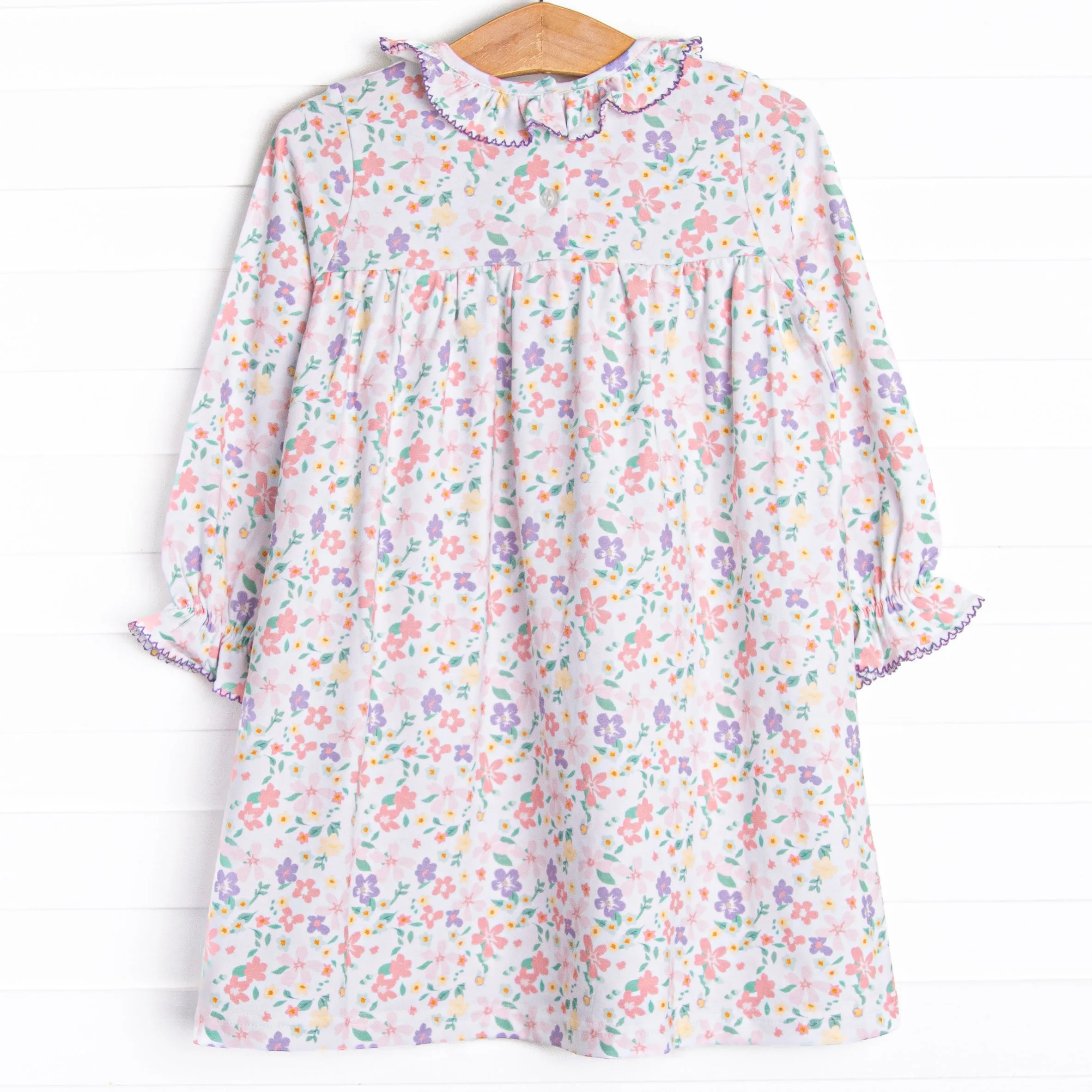 Painted Petals Dress, Purple