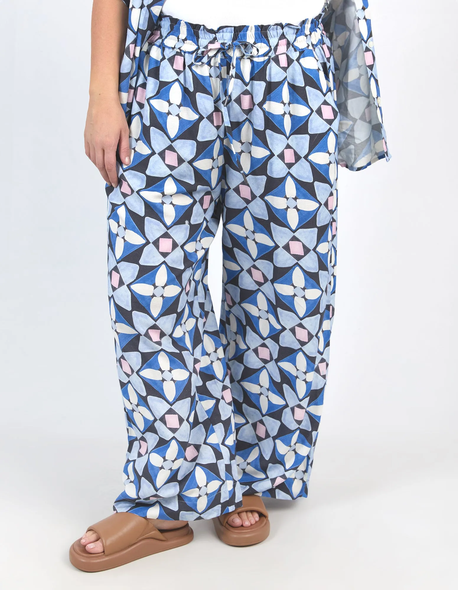 PAINTED TILE PANT || PRINT