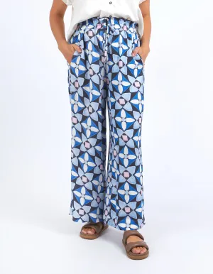 PAINTED TILE PANT || PRINT