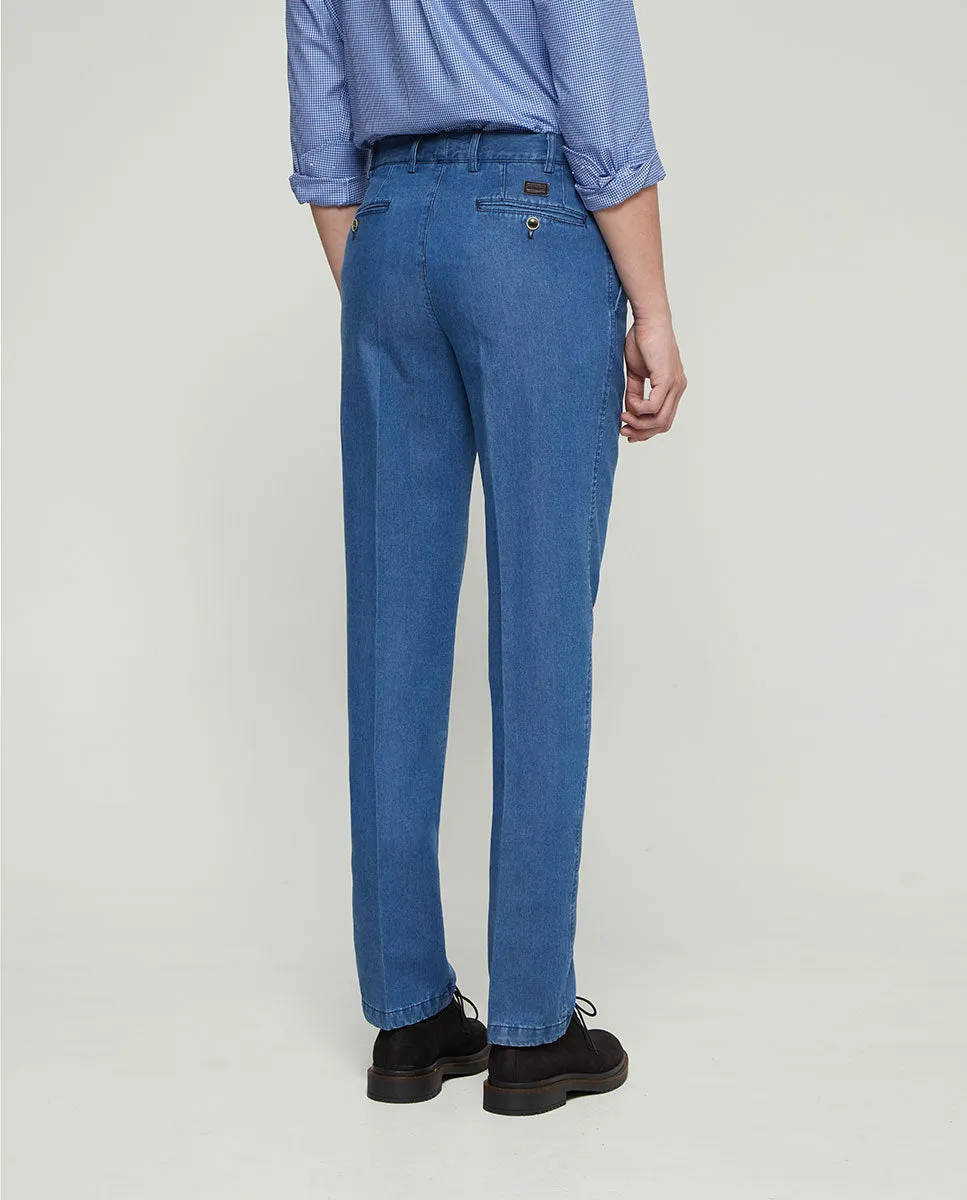 Pantalón denim regular fit big&tall
