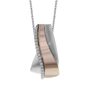 Pendant in 18k Gold with Diamonds