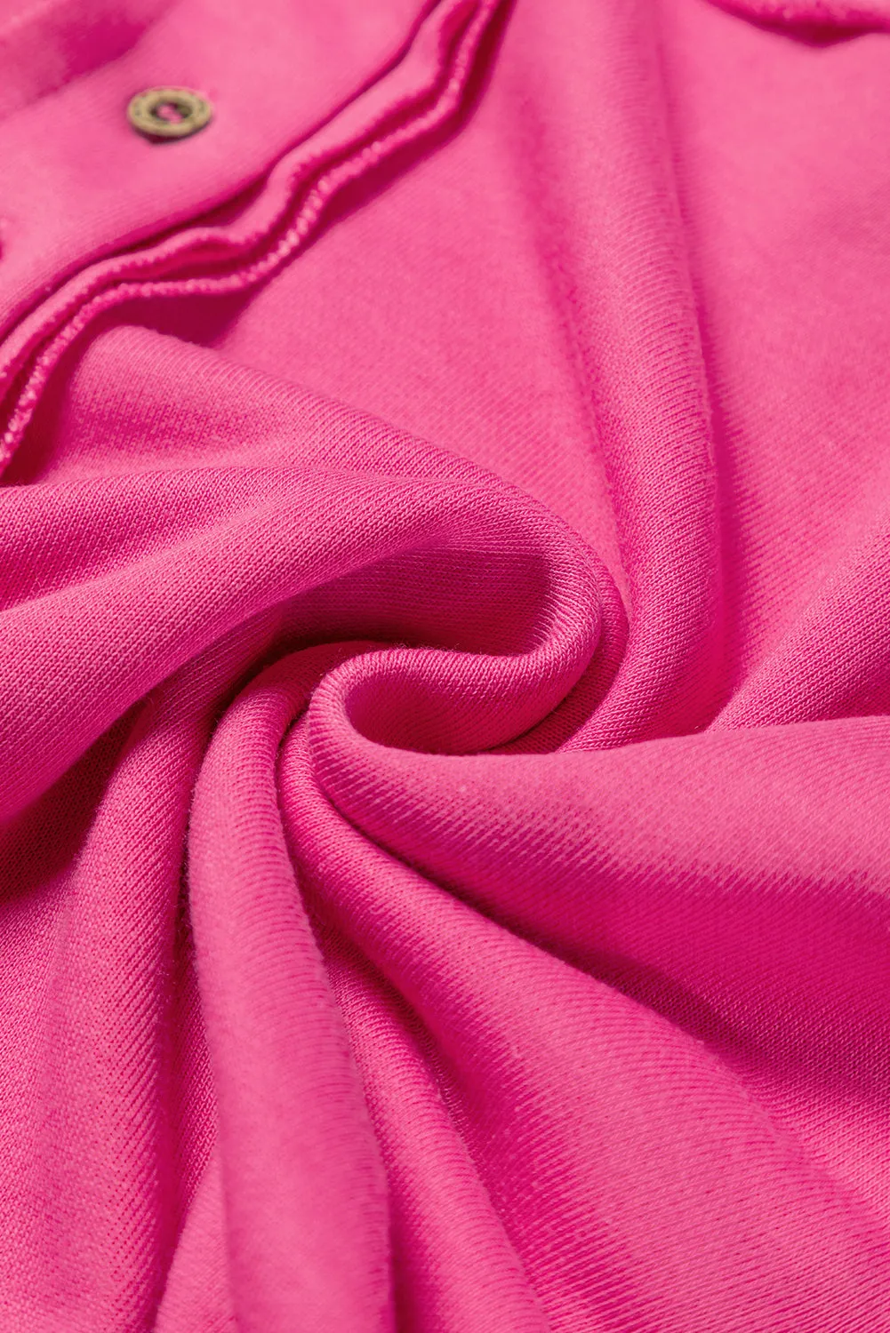 Pink Button Sweatshirt