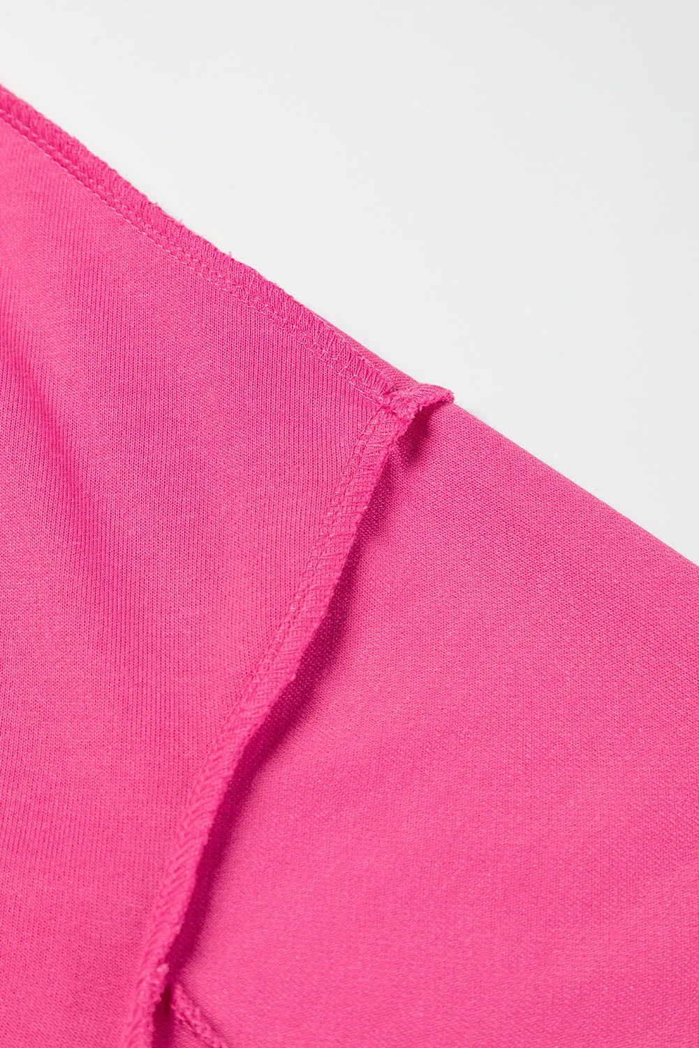 Pink Button Sweatshirt
