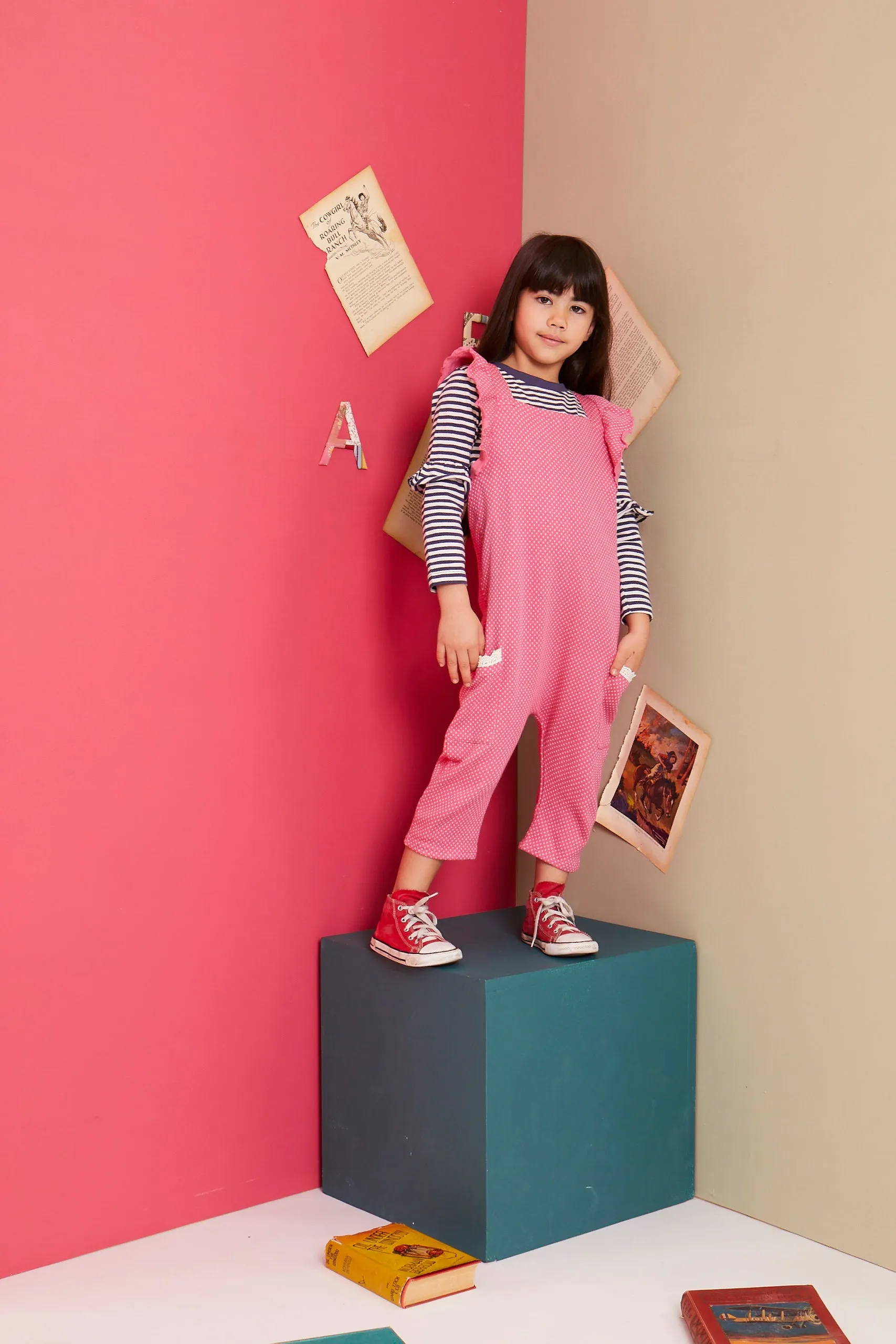 Pink Plain Jumpsuit