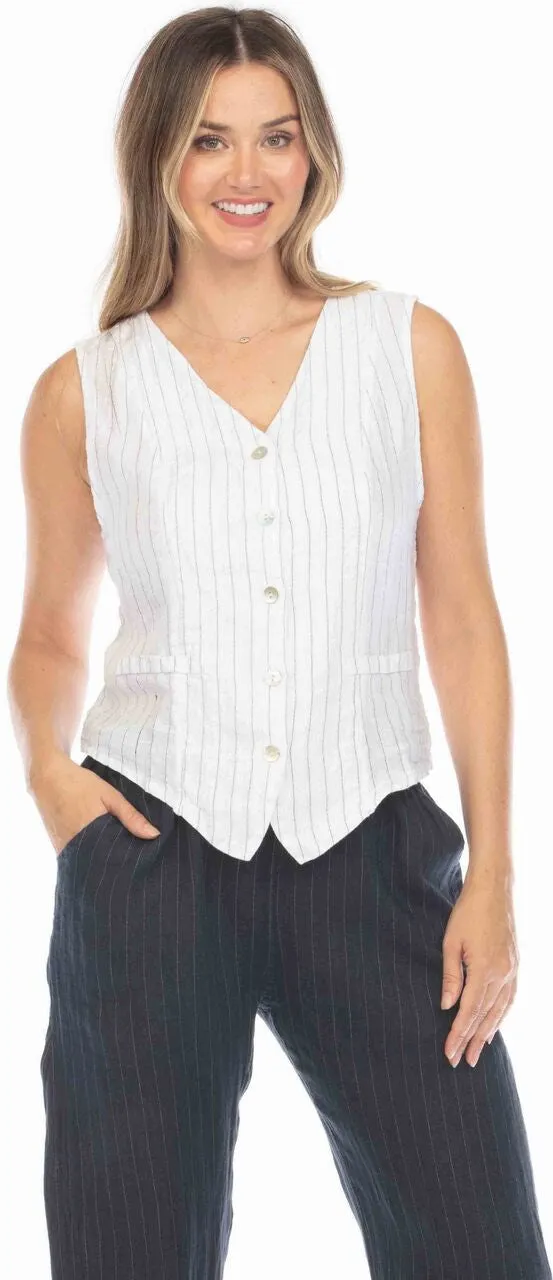 Pinstripe Vest