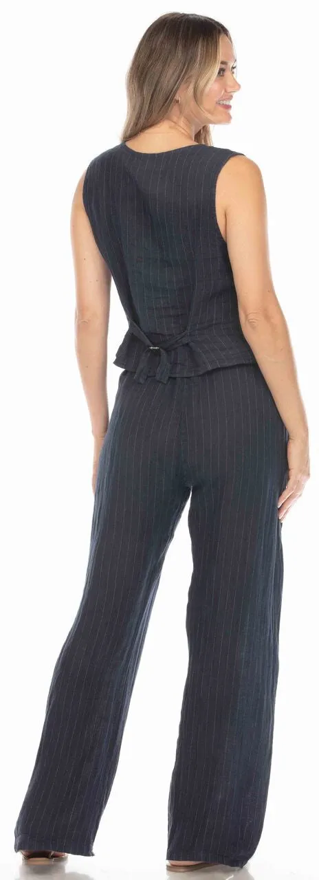Pinstripe Vest