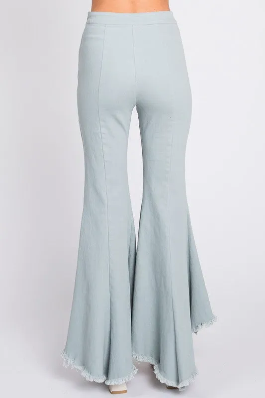 Plus Stretch Denim Pintuck Pleated Jeans