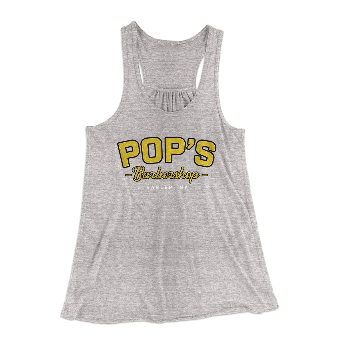 Pop's Barbershop Women's Flowey Tank Top