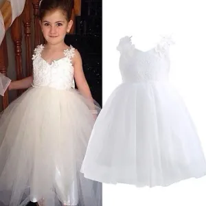 Pretty Lace Baby Princess Flower Girl Dress