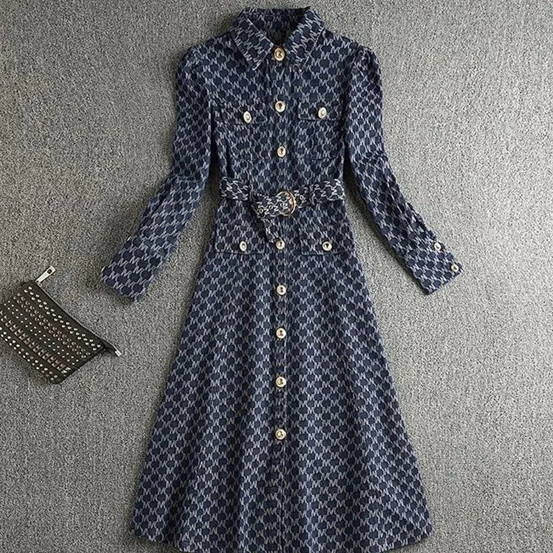 Printed Midi Dress