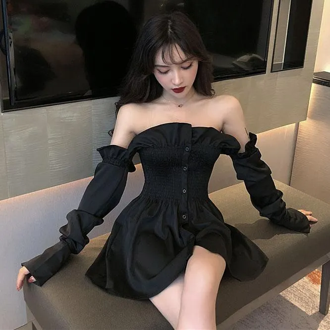 Puffy Ruffle Dress SD00115