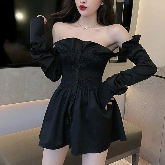 Puffy Ruffle Dress SD00115