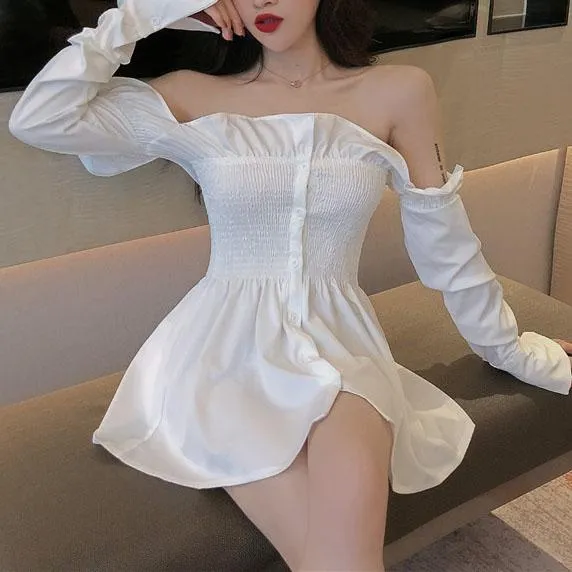 Puffy Ruffle Dress SD00115