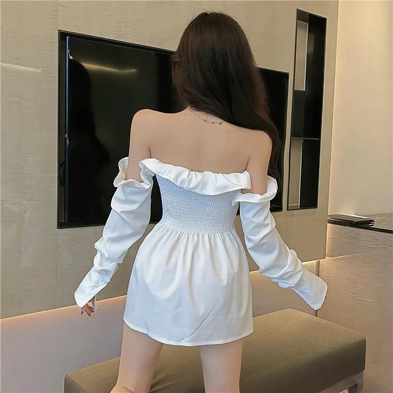 Puffy Ruffle Dress SD00115