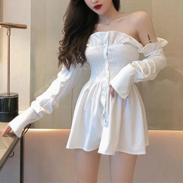 Puffy Ruffle Dress SD00115